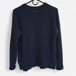Abercrombie Soft Navy Sweater